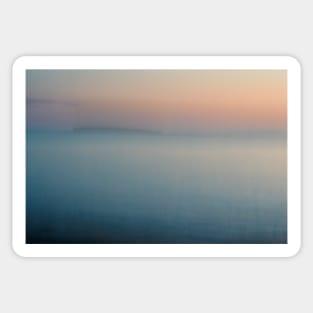 By the Sea abstract coastal photograph Sticker